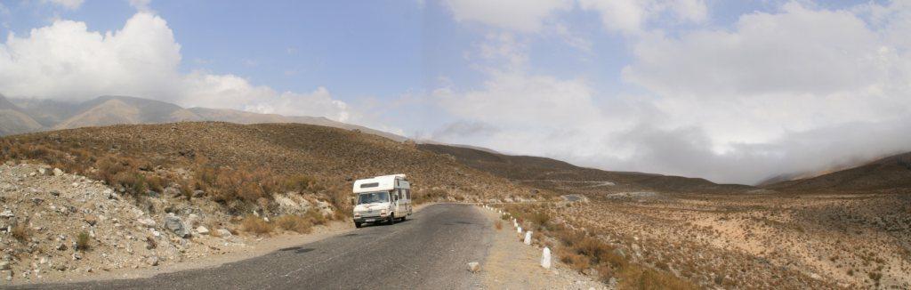 Panoramabild der Anden